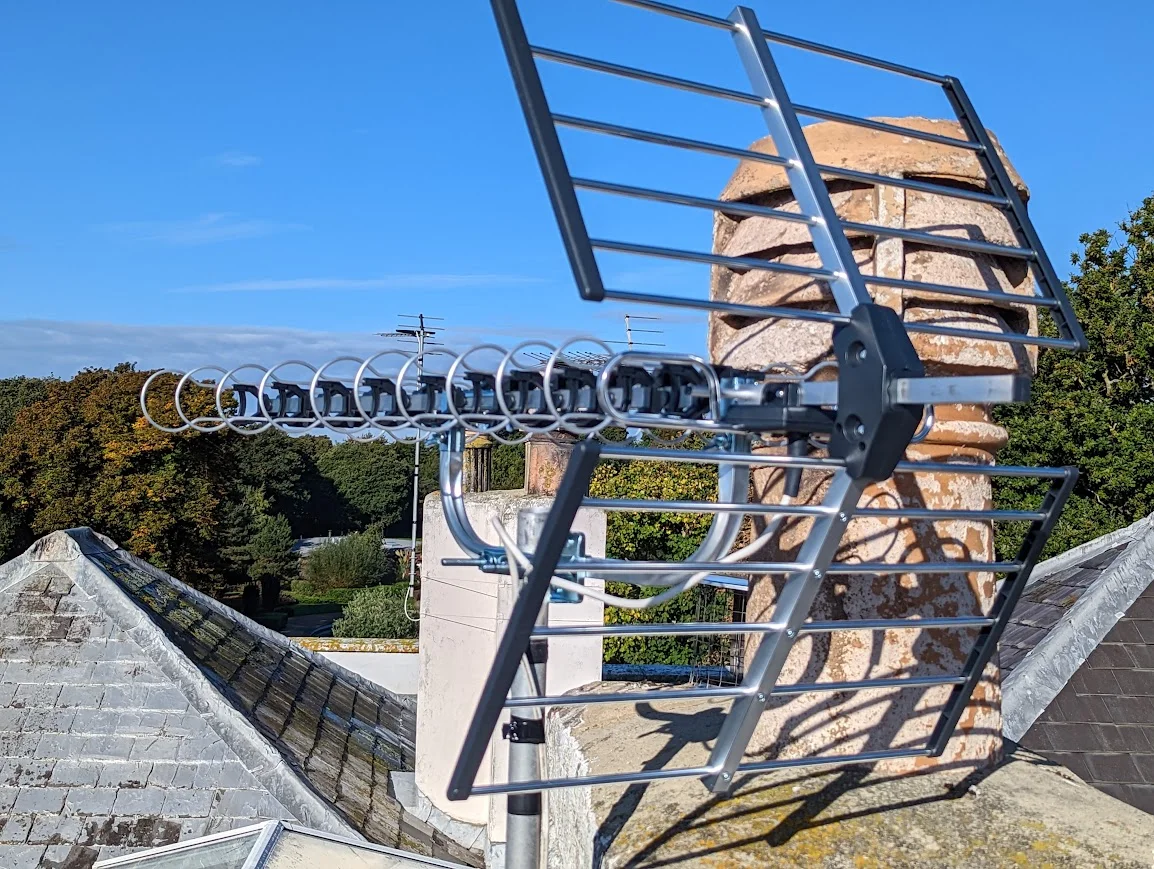TV aerial installation